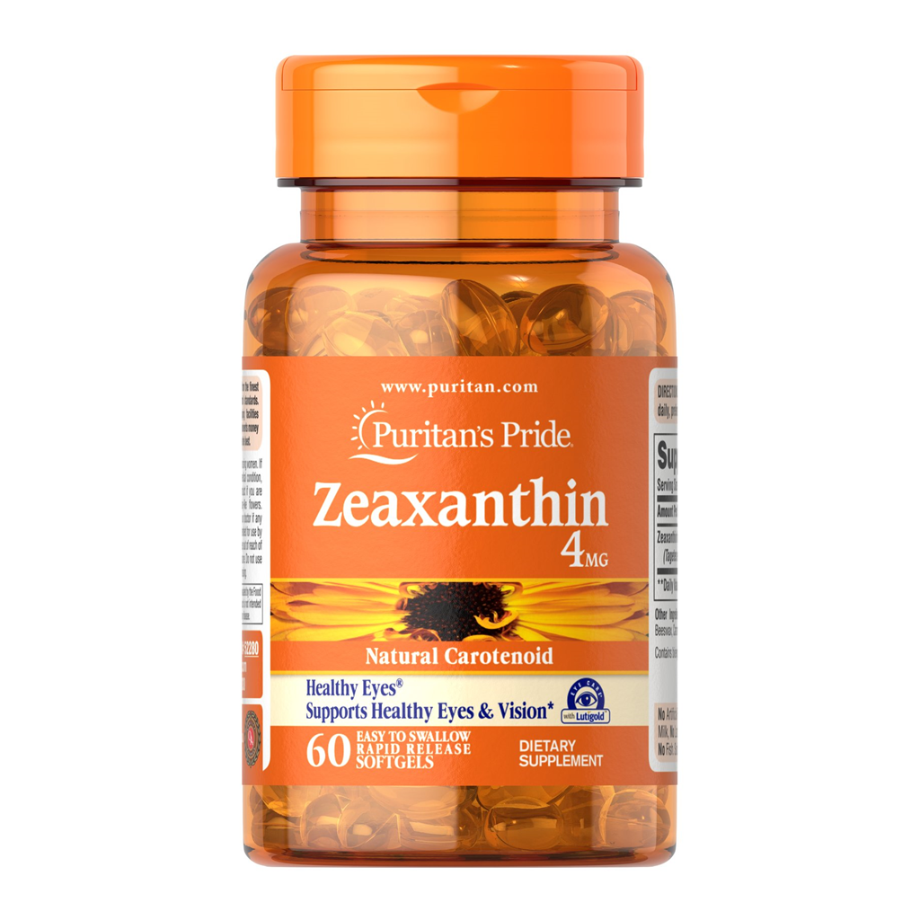 Puritan's Pride  Zeaxanthin 4 mg / 60 Softgels
