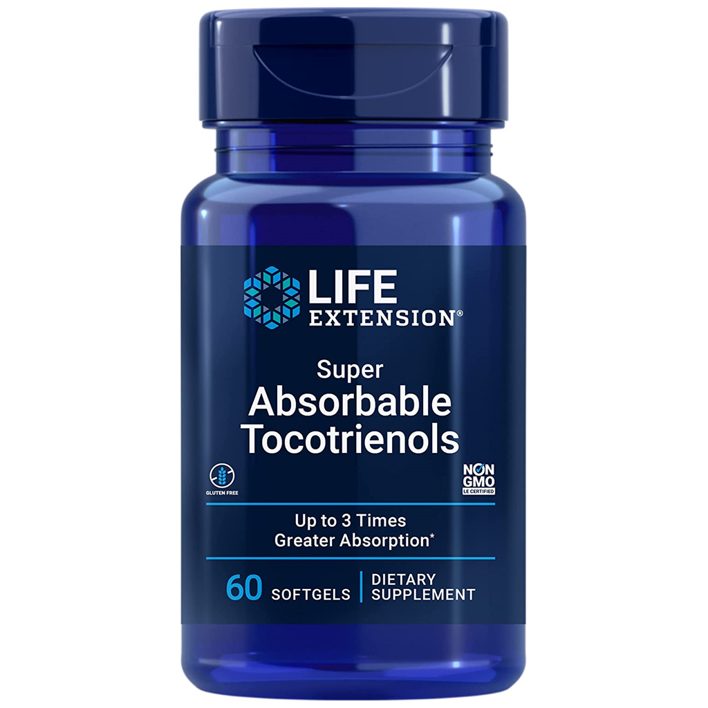 Life Extension  Super Absorbable Tocotrienols / 60 Softgels