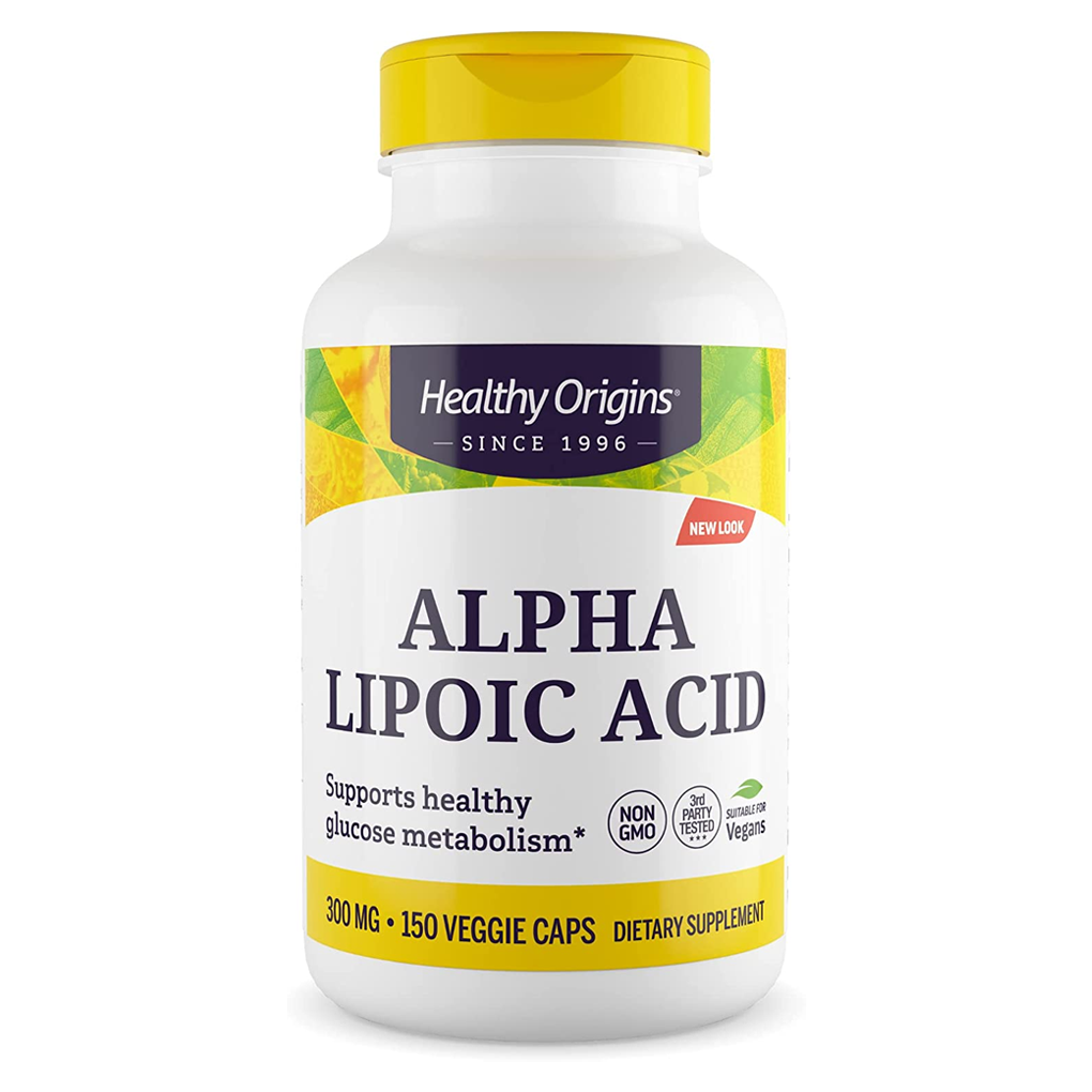 Healthy Origins Alpha Lipoic Acid 300 mg / 150 Capsules