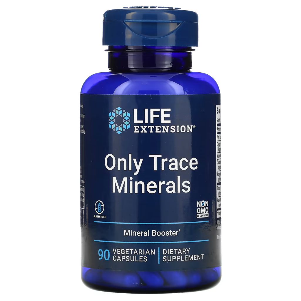 Life Extension Only Trace Minerals / 90 Vegetarian Capsules