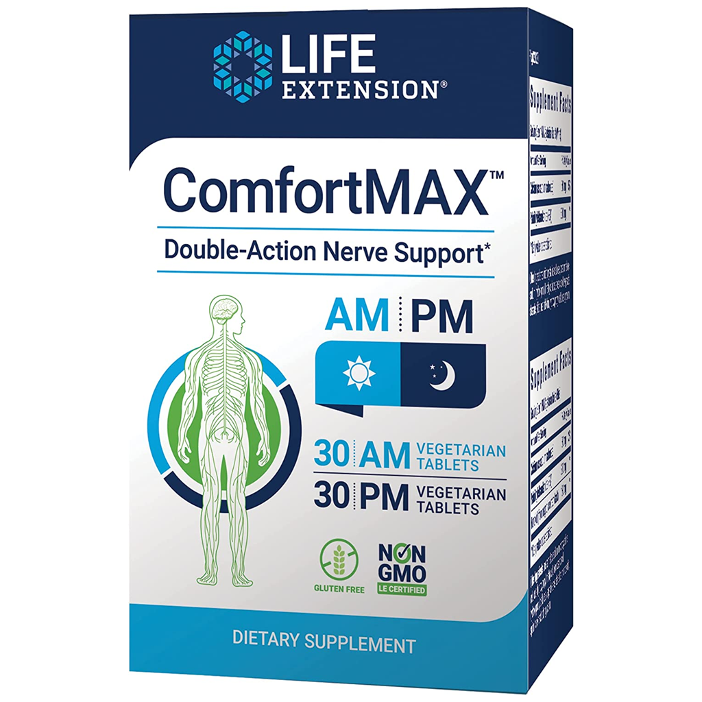 Life Extension ComfortMAX™ , 60 AM/PM Vegetarian Tablets
