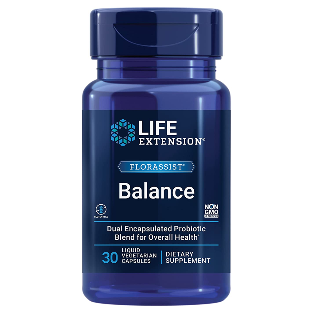 Life Extension   FLORASSIST® Balance / 30 Liquid Vegetarian Capsules