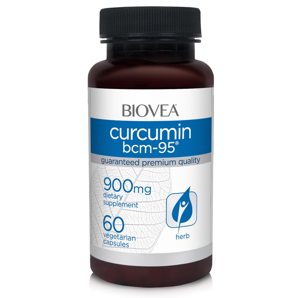 BIOVEA  CURCUMIN BCM-95 Turmeric Extract 450 mg / 60 Vegetarian Capsules