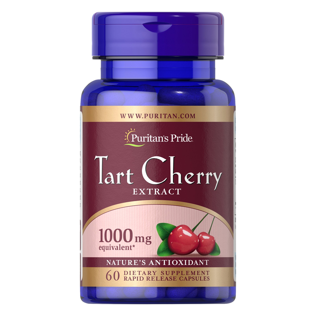 Puritan's Pride Tart Cherry Extract 1000 mg. / 60 Capsules