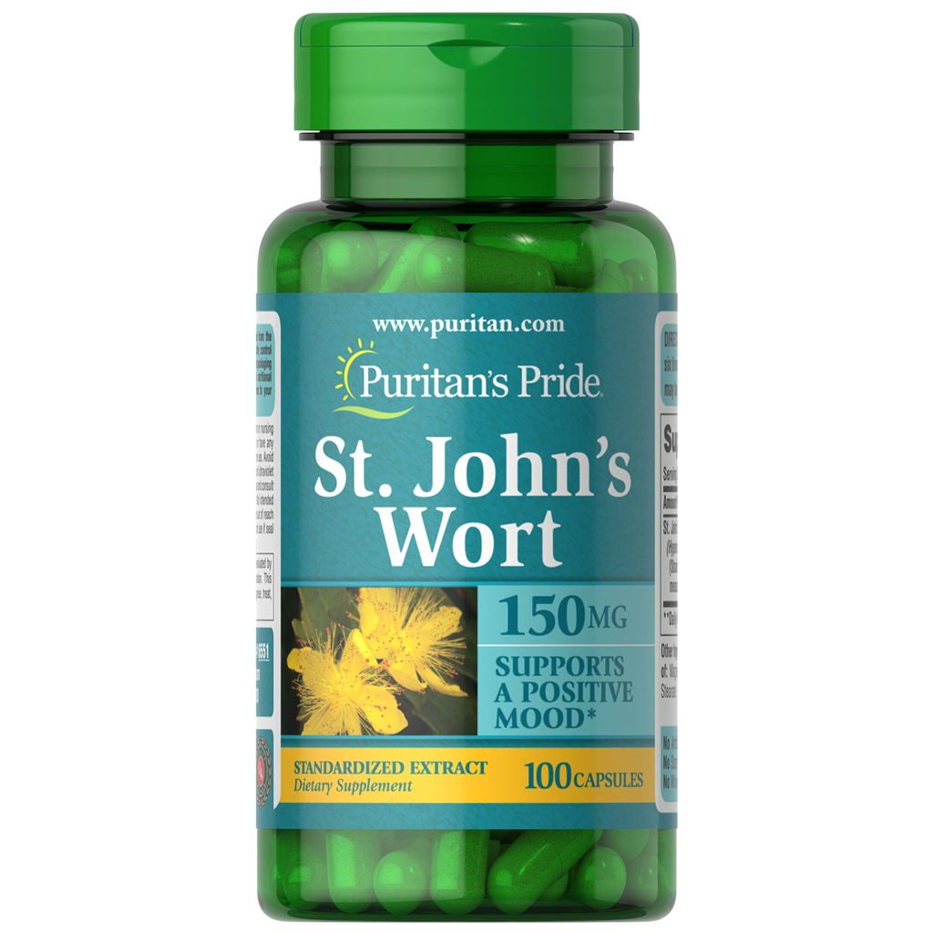 Puritan's Pride St. John's Wort Standardized Extract 150 mg / 100 Capsules