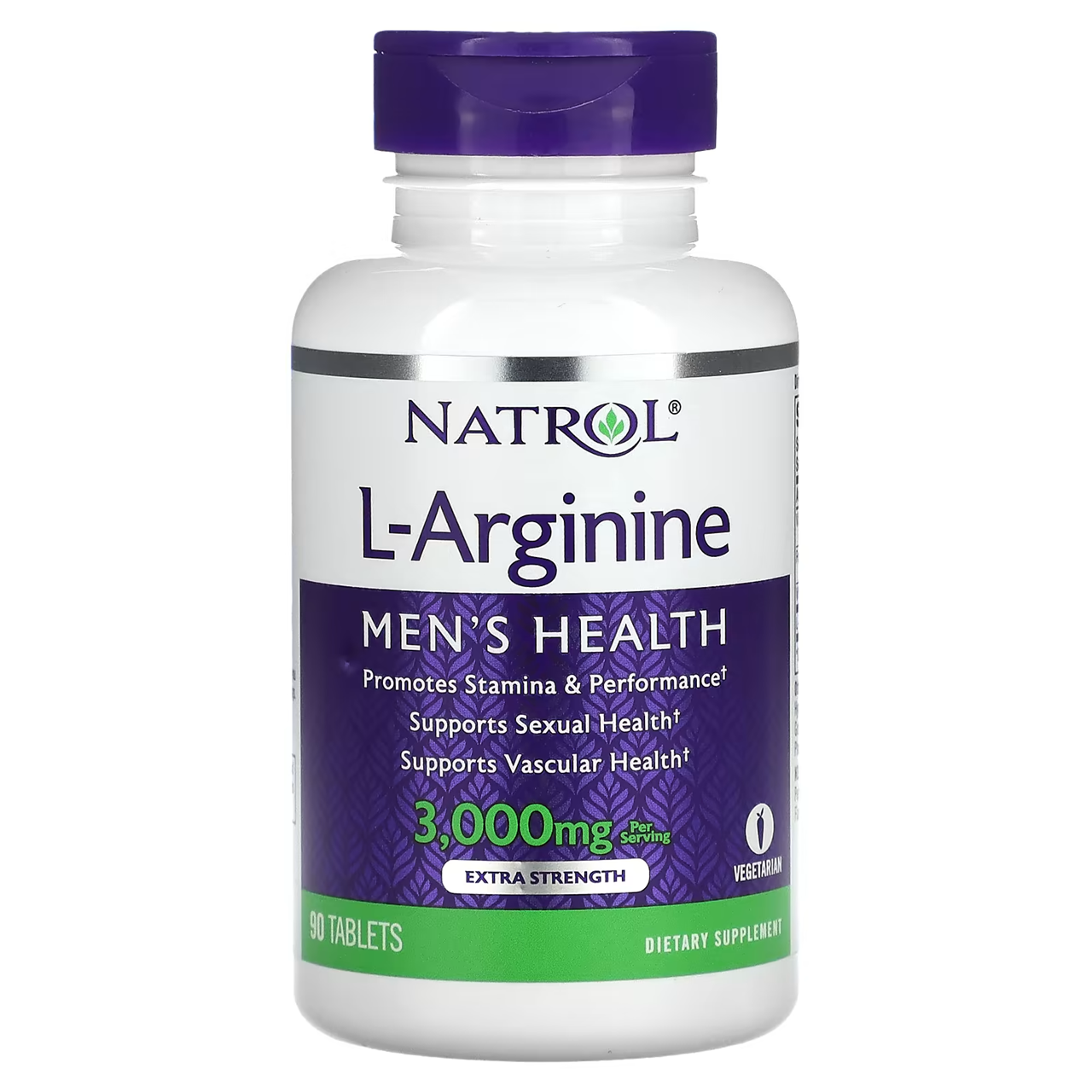 Natrol, L-Arginine 3,000 mg, Extra Strength / 90 Tablets
