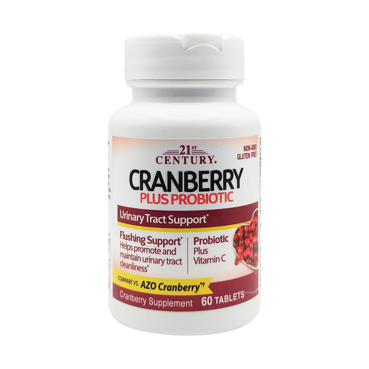 21st Century, Cranberry Plus Probiotic / 60 Tablets