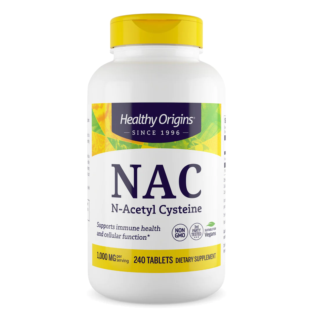 Healthy Origins NAC N-Acetyl Cysteine / 240 Tablets