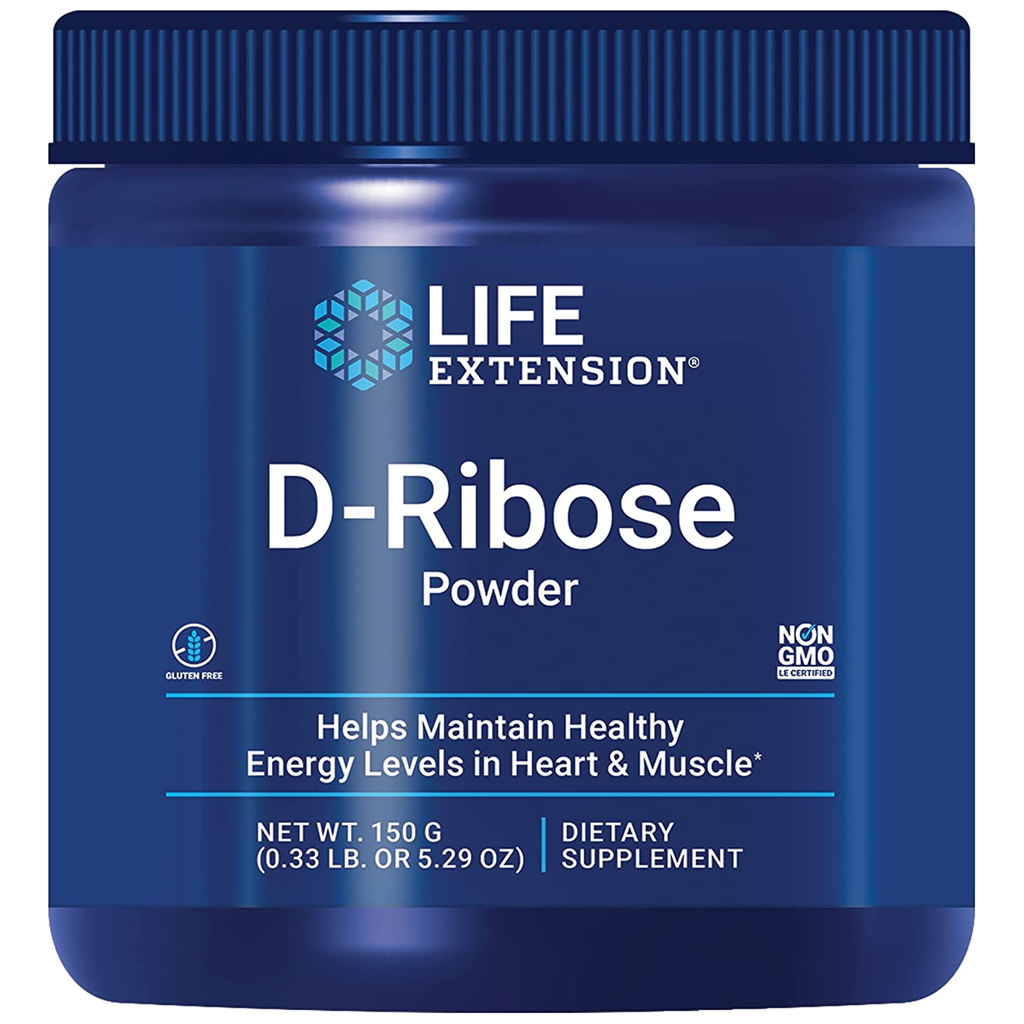 Life Extension D-Ribose Powder 150 grams (5.29 Oz.)