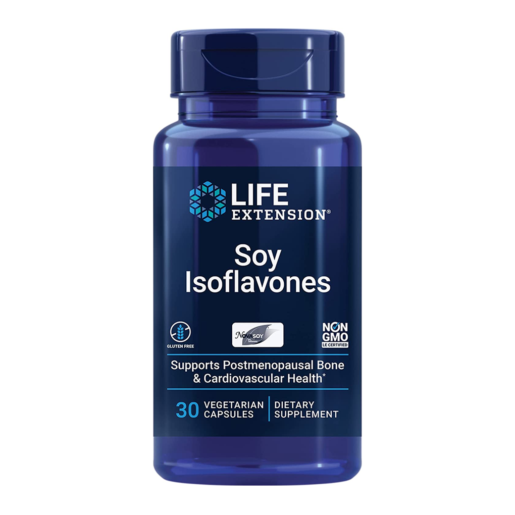 Life Extension  Super Absorbable Soy Isoflavones / 60 Vegetarian Capsules