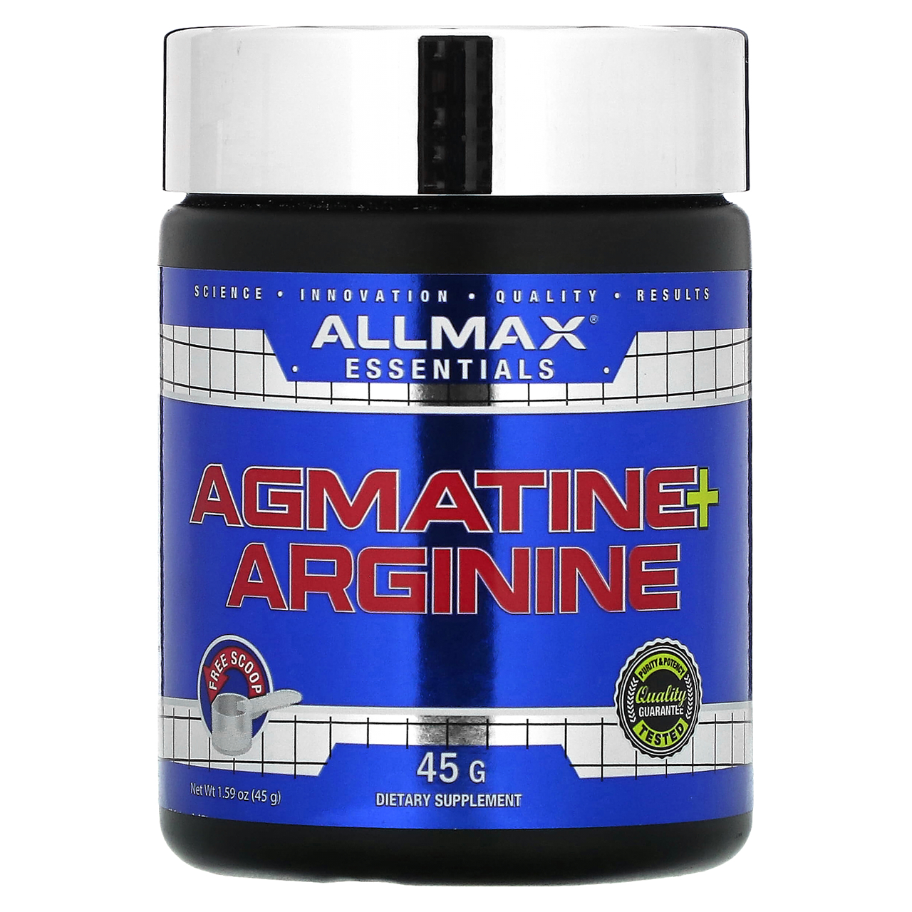 Allmax Nutrition Agmatine + Arginine / 1.59 oz (45 g)