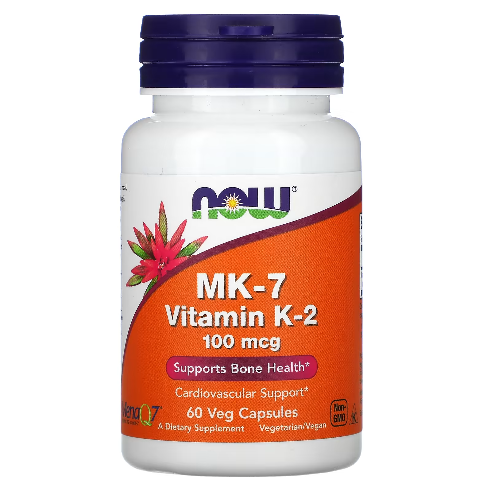 NOW Foods, MK-7 Vitamin K-2, 100 mcg / 60 Veg Capsules