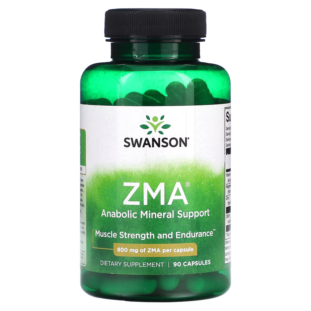 Swanson Ultra  ZMA Anabolic Mineral Support  800 mg / 90 Capsules