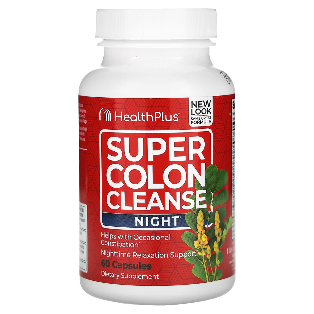 Health Plus Super Colon Cleanse, Night / 60 Capsules