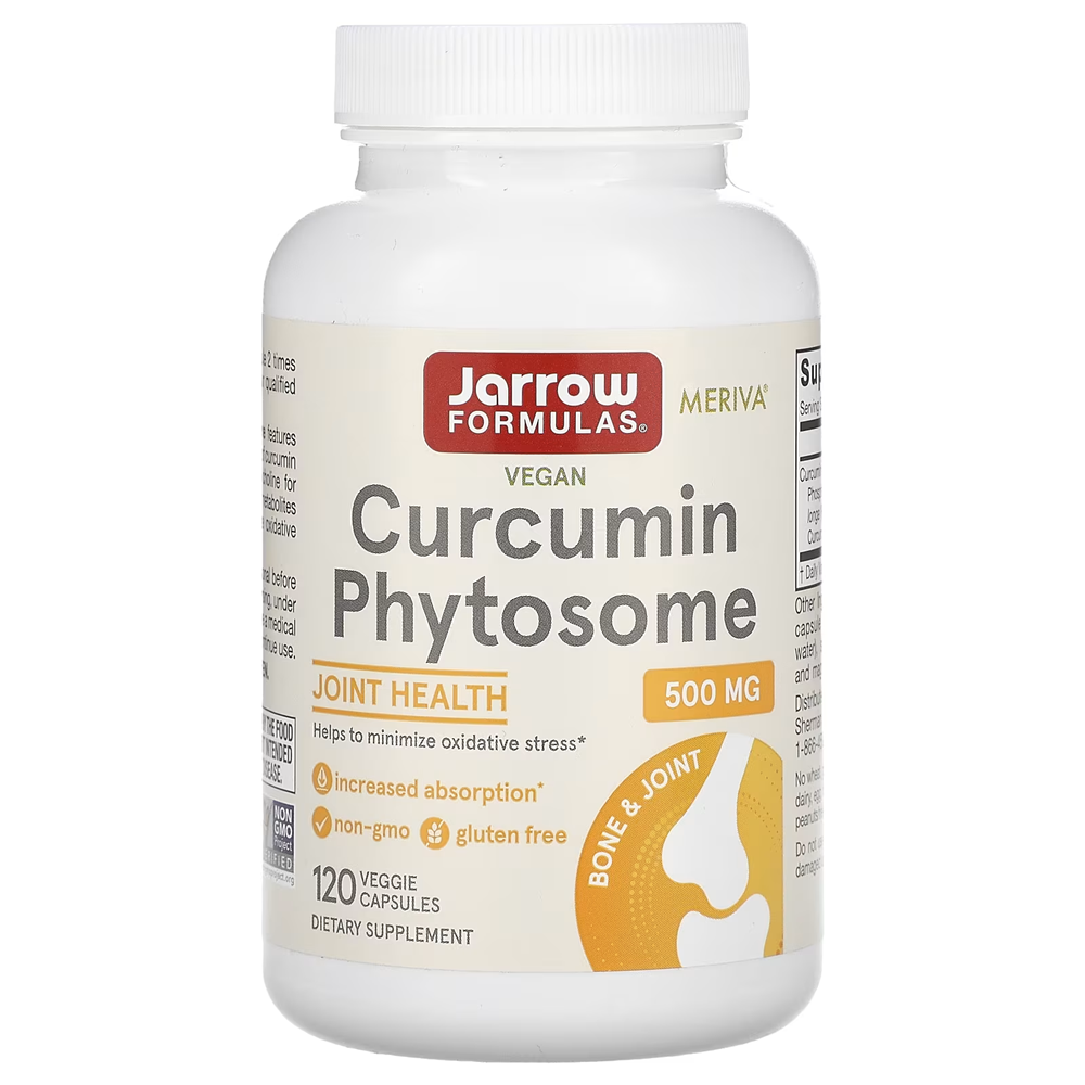 Jarrow Formulas, Curcumin Phytosome, 500 mg / 120 Veggie Capsules
