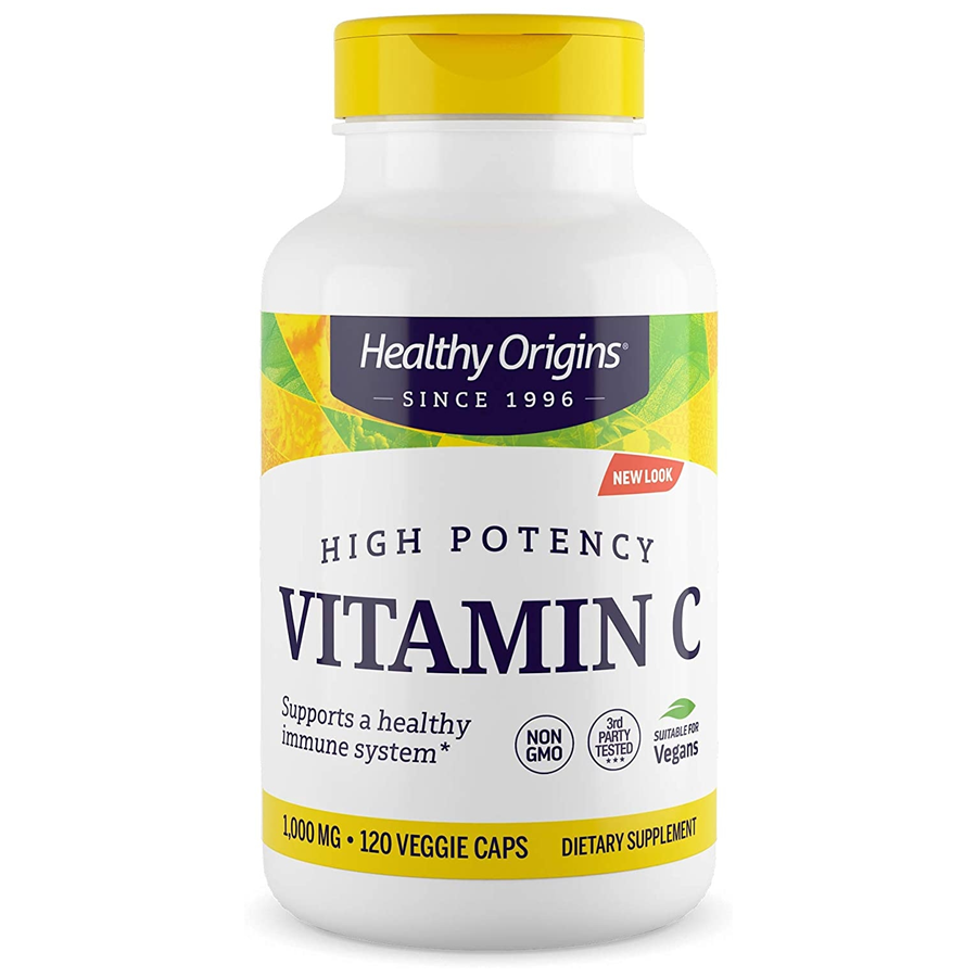 Healthy Origins High Potency Vitamin C 1000 mg. / 120 Veg Caps