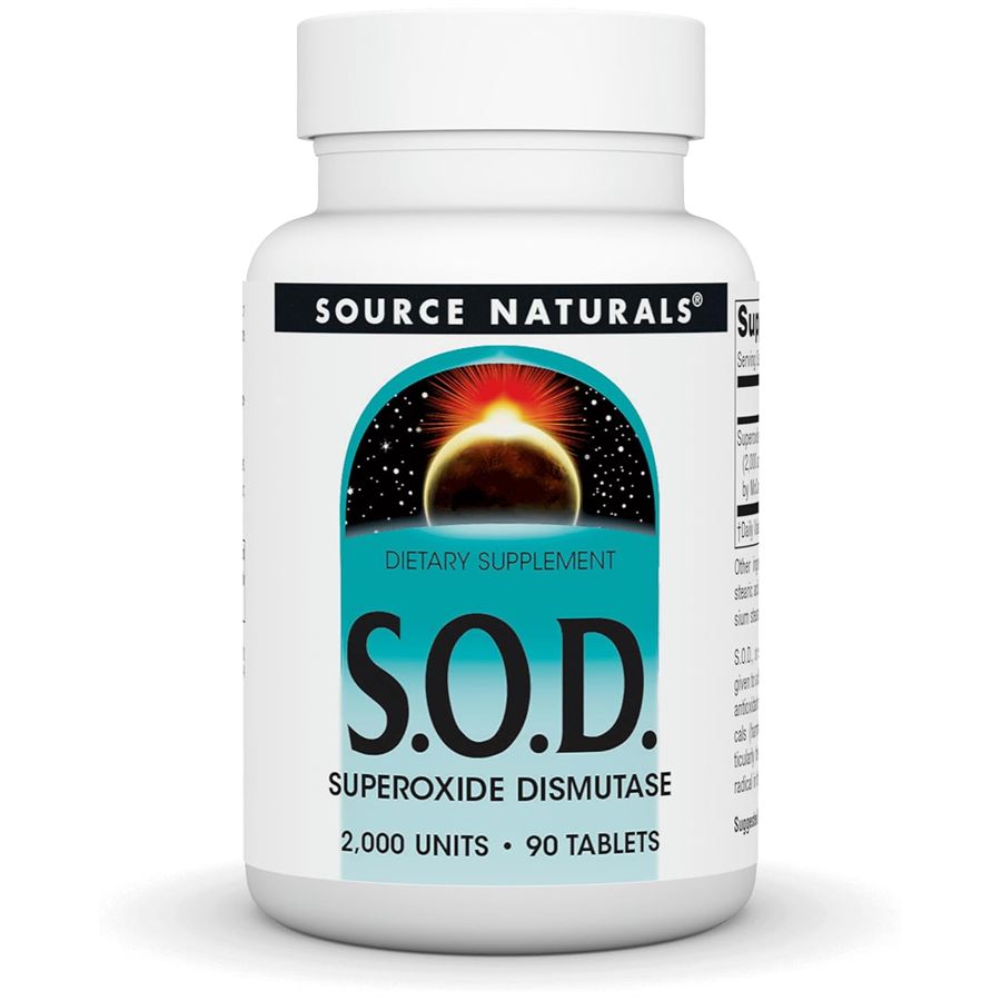 Source Naturals S.O.D. 2,000 Units / 90 Tablets
