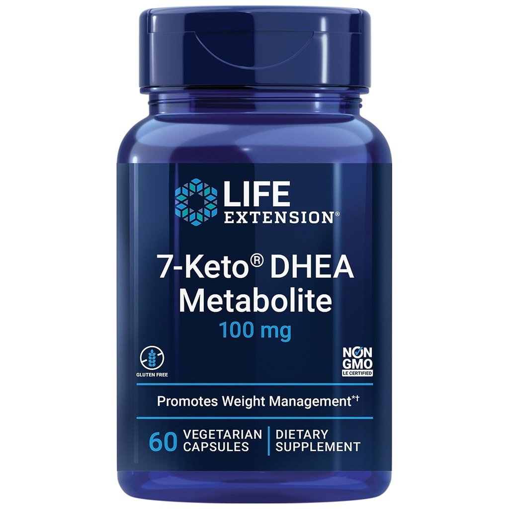 Life Extension 7-Keto® DHEA Metabolite 100 mg / 60 Vegetarian Capsules