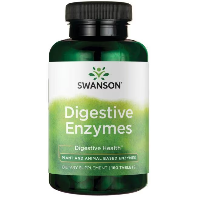 Swanson Premium Digestive Enzymes 180 Tablets