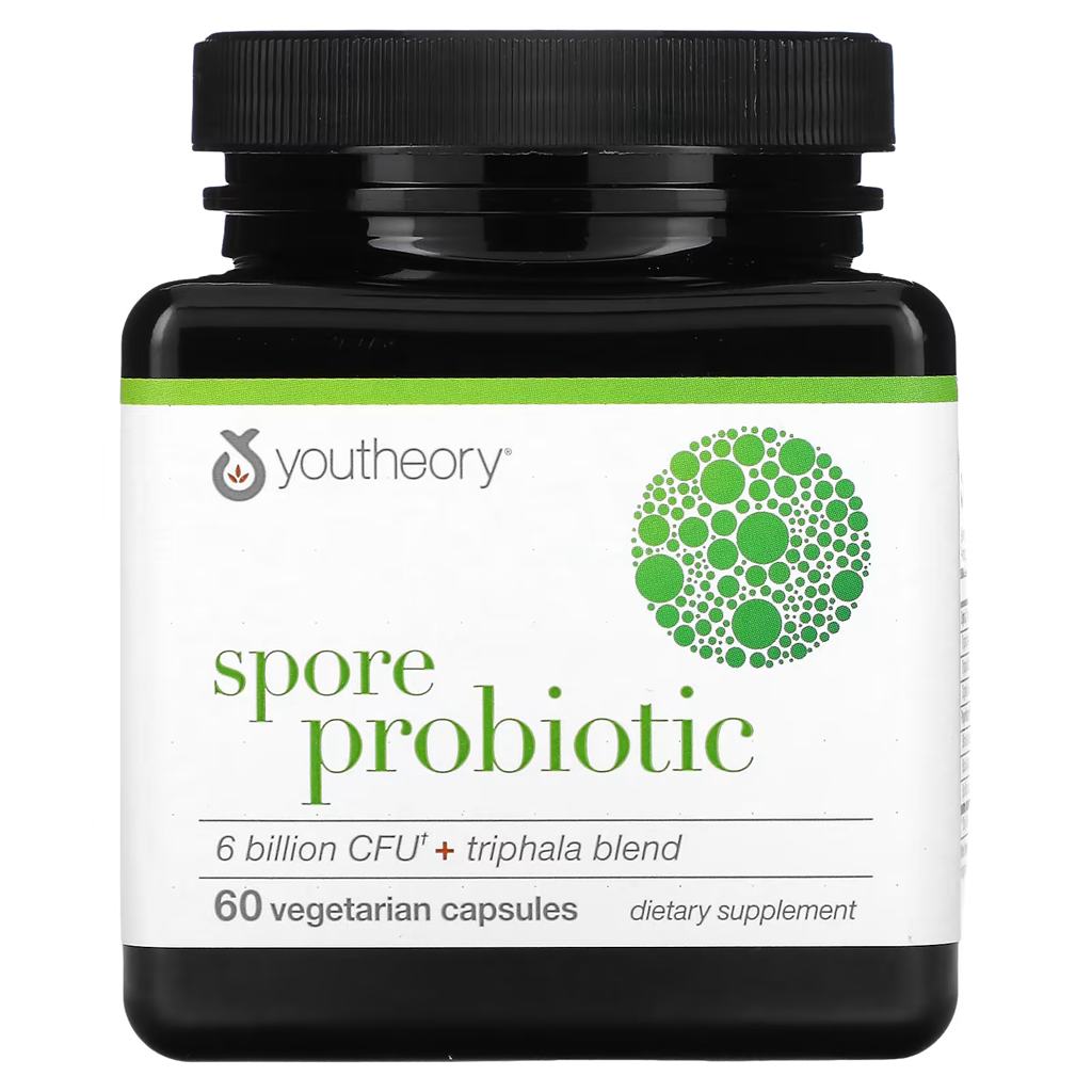 Youtheory, Spore Probiotic, 6 Billion CFU / 60 Vegetarian Capsules