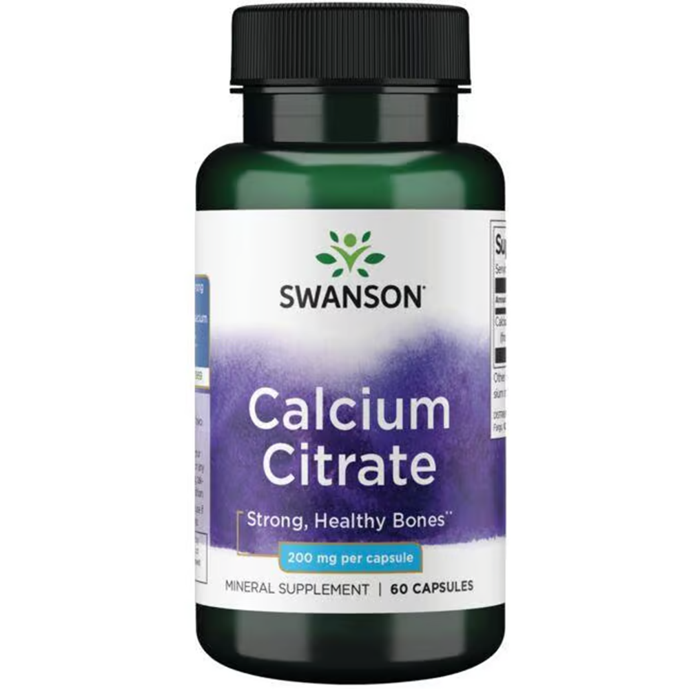 Swanson Premium  Calcium Citrate - 200 mg / 60 Caps