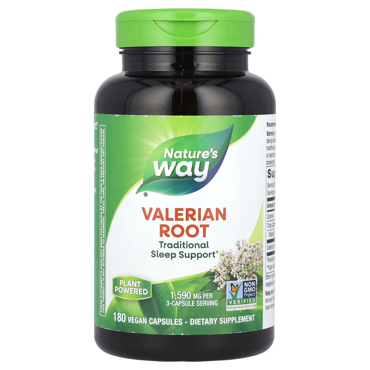 Nature's Way, Valerian Root 1,590 mg / 180 Vegan Capsules (530 mg per Capsule)