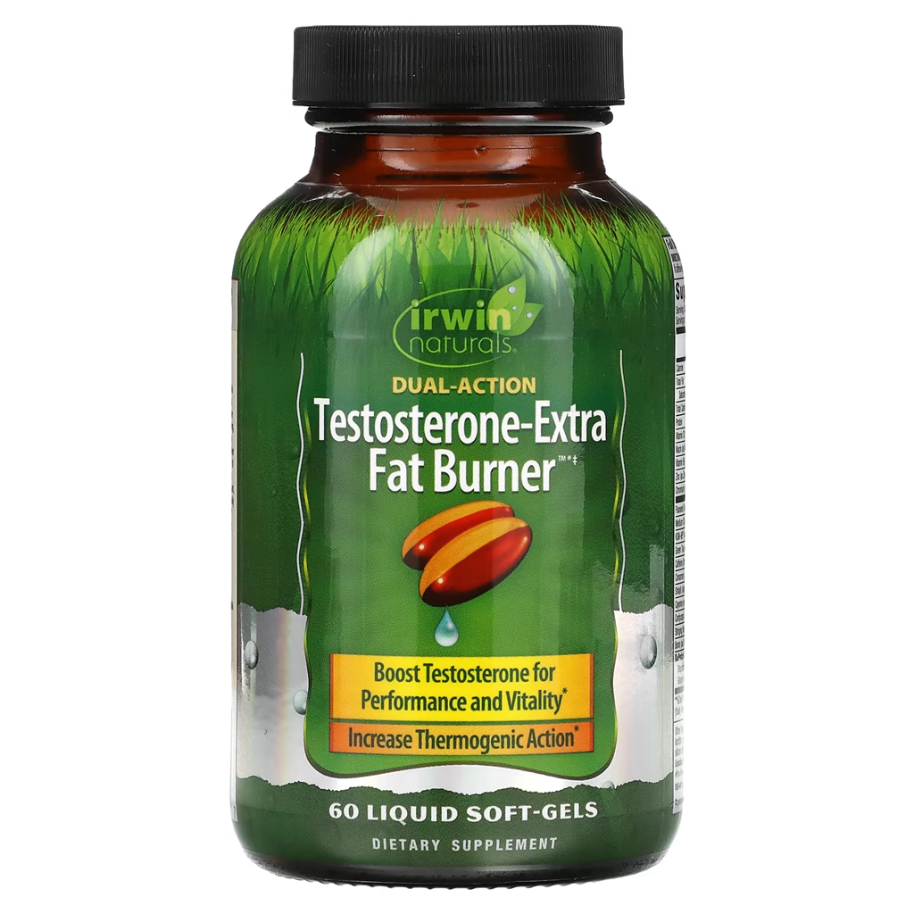 Irwin Naturals, Testosterone-Extra Fat Burner / 60 Liquid Soft-Gels