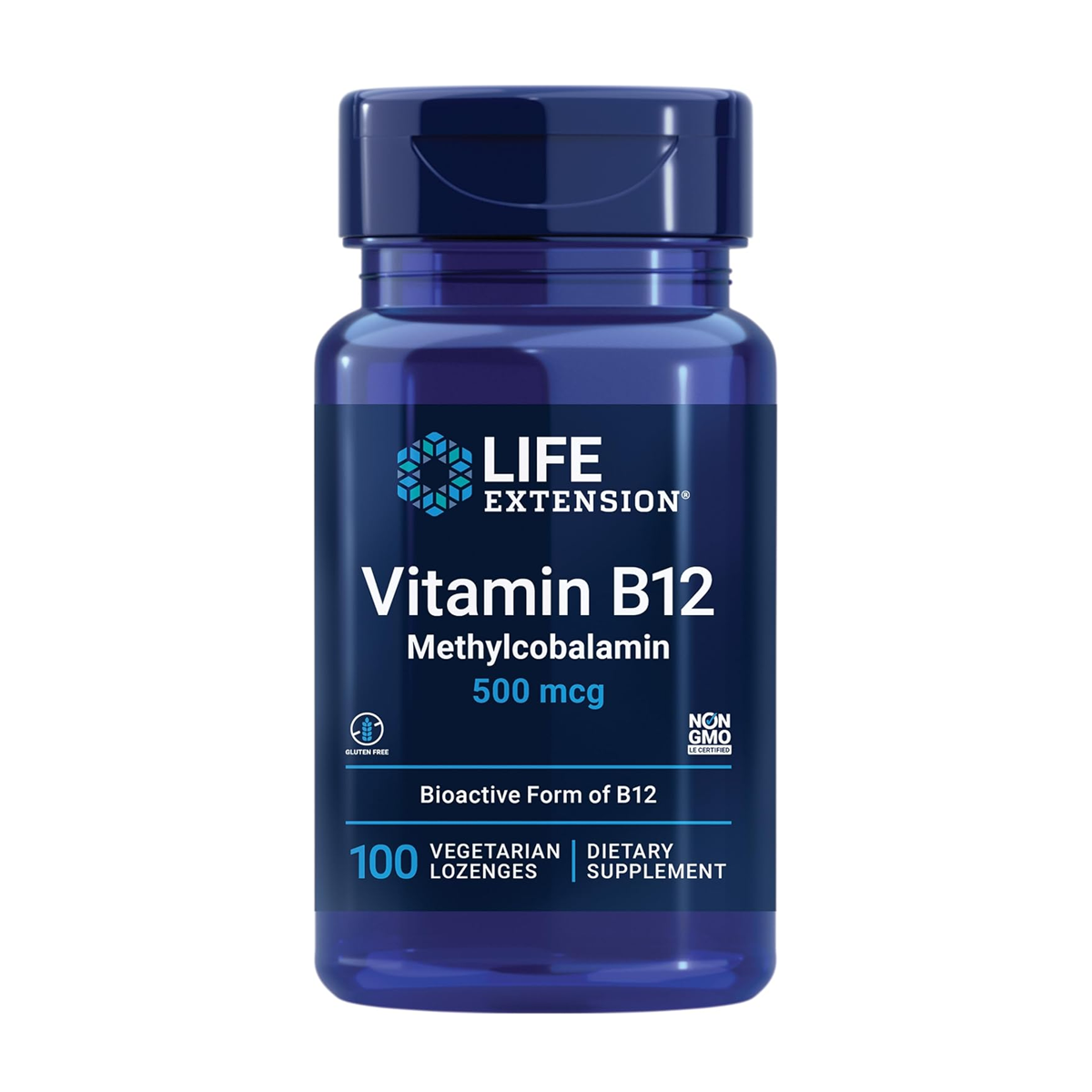 Life Extension Vitamin B12 500 mcg / 100 Lozenges