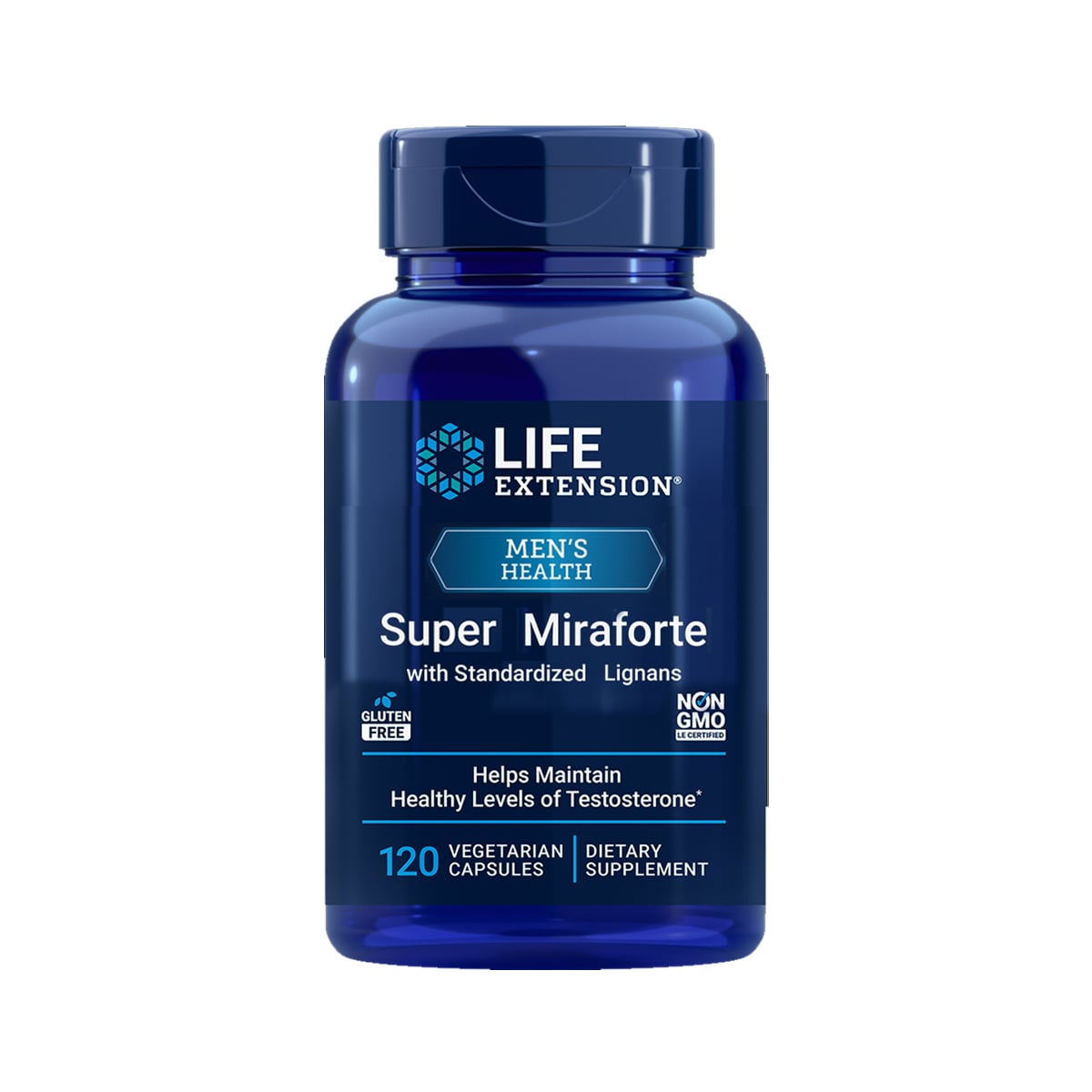 Life Extension Super Miraforte with Standardized Lignans / 120 Vegetarian Capsules
