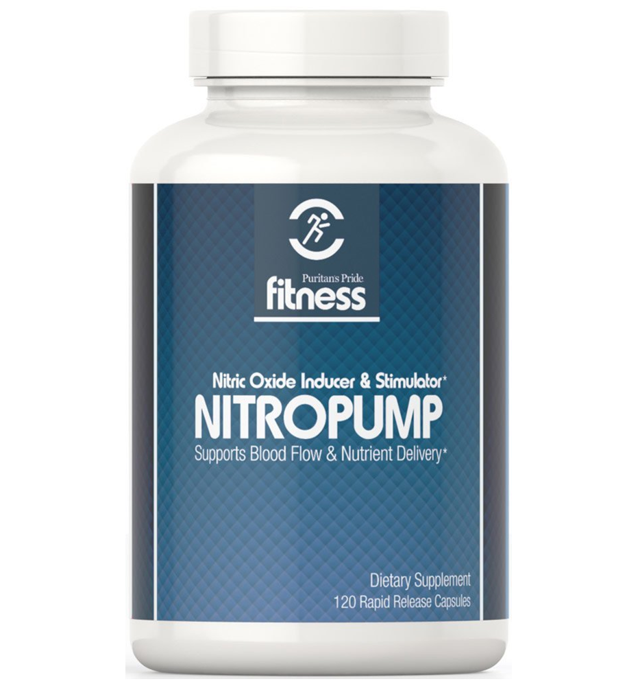 Puritan's Pride Nitro Pump 1000 mg / 120 Capsules
