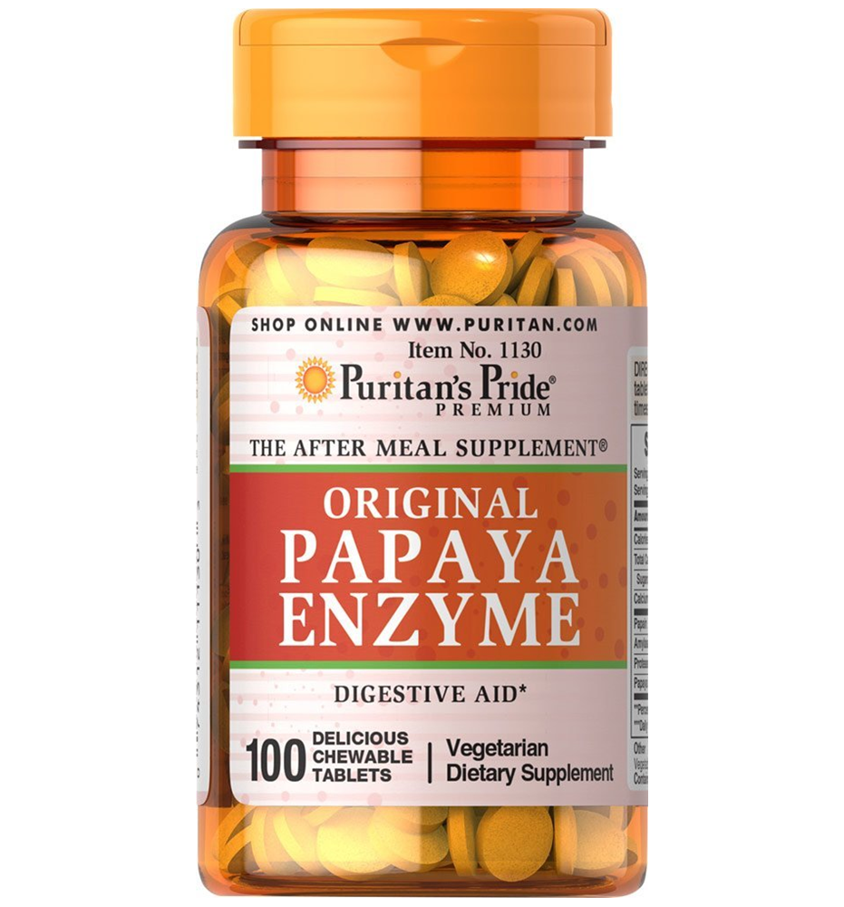 Puritan's Pride Papaya Enzyme / 100 Chewables
