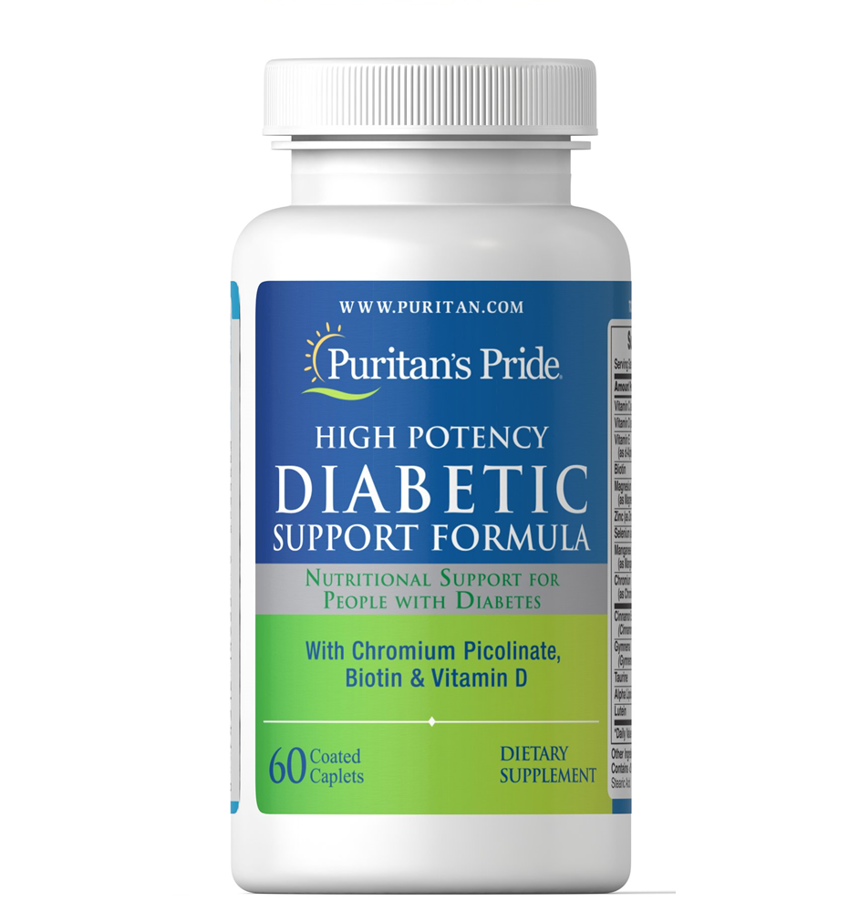 Puritan's Pride Diabetic Support Formula / 60 Caplets