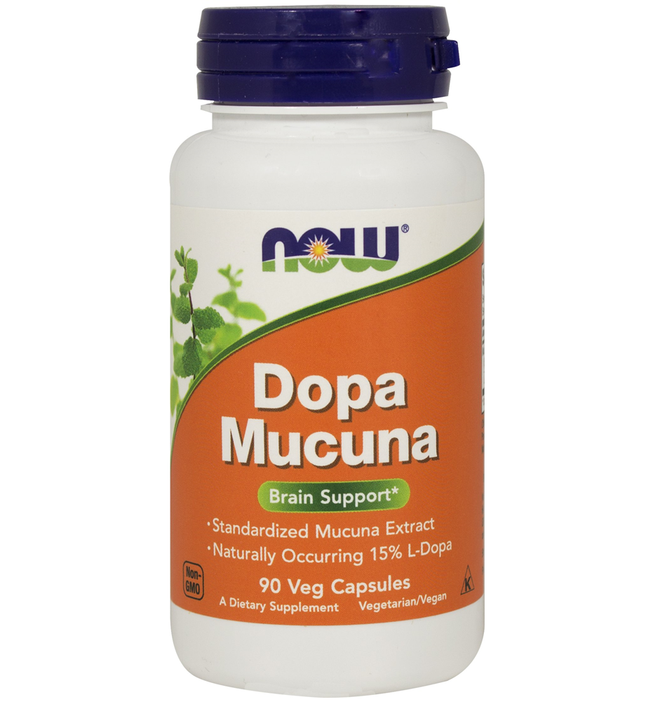NOW® Foods DOPA Mucuna 400 mg / 90 Vegi Caps