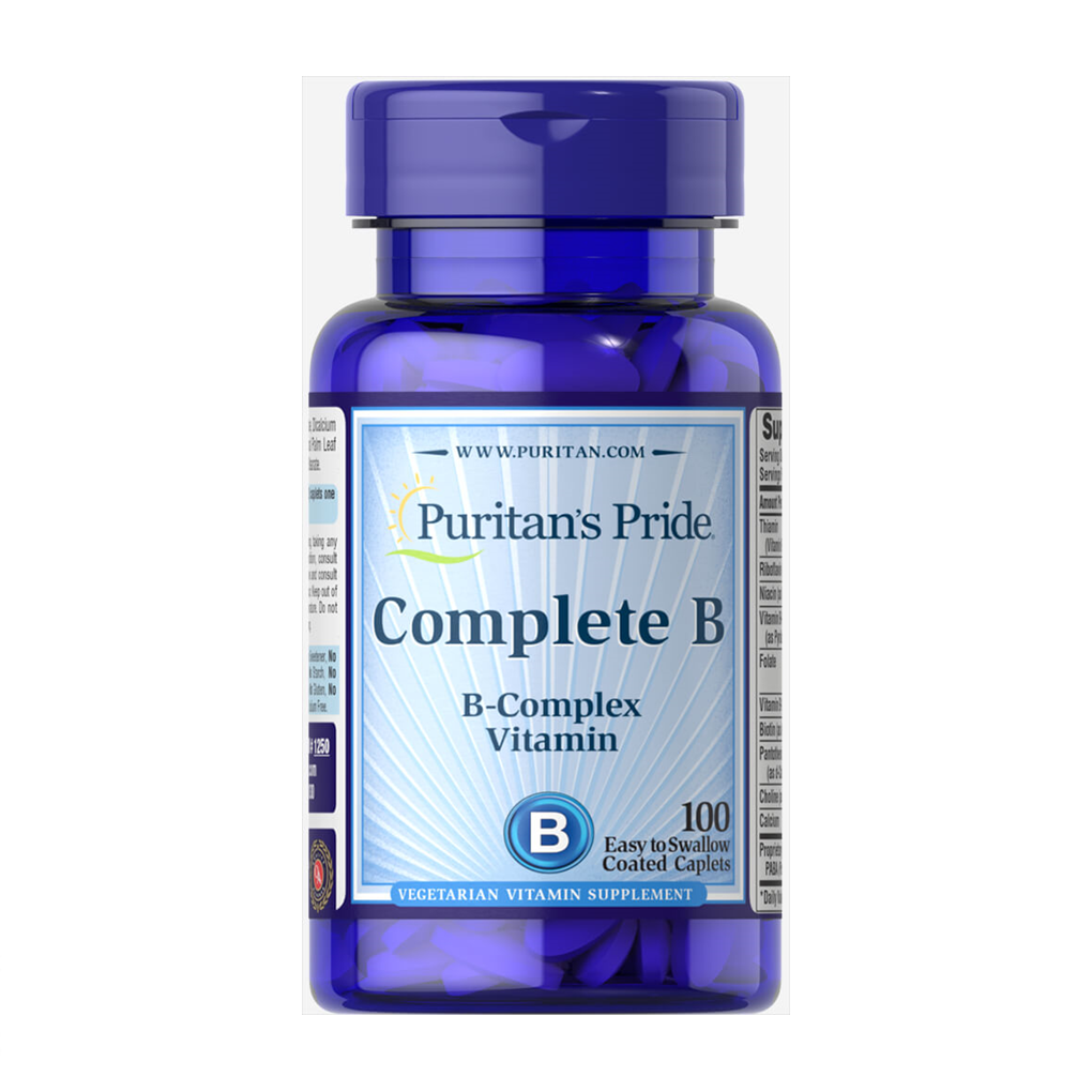 Puritan's Pride Complete B (Vitamin B Complex) / 100 Caplets