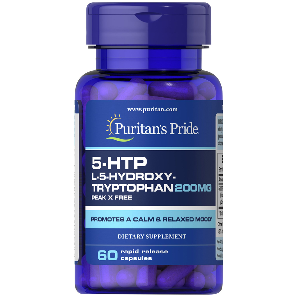 Puritan's Pride 5-HTP 200 mg (Griffonia Simplicifolia) / 60 Capsules