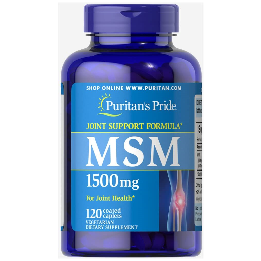 Puritan's Pride MSM 1500 mg / 120 Caplets