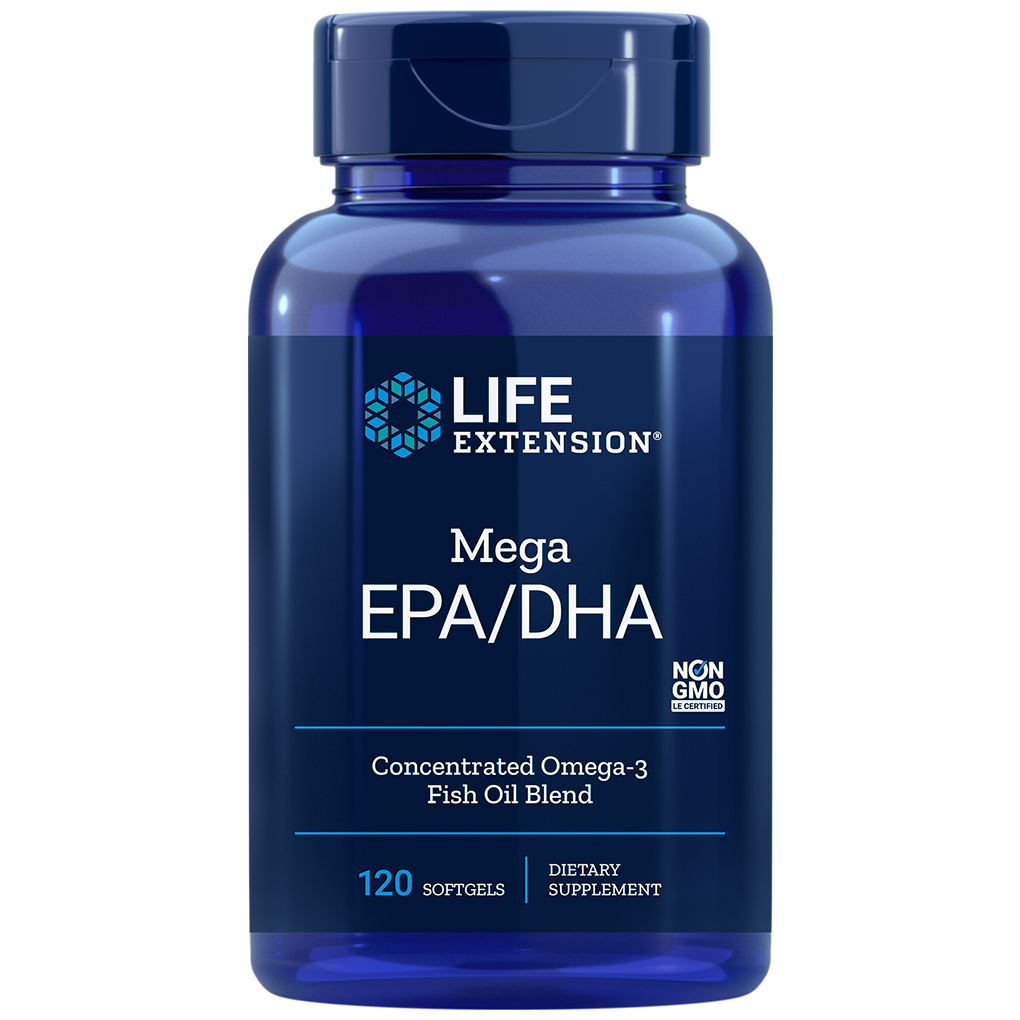 Life Extension Mega EPA/DHA / 120 Softgels