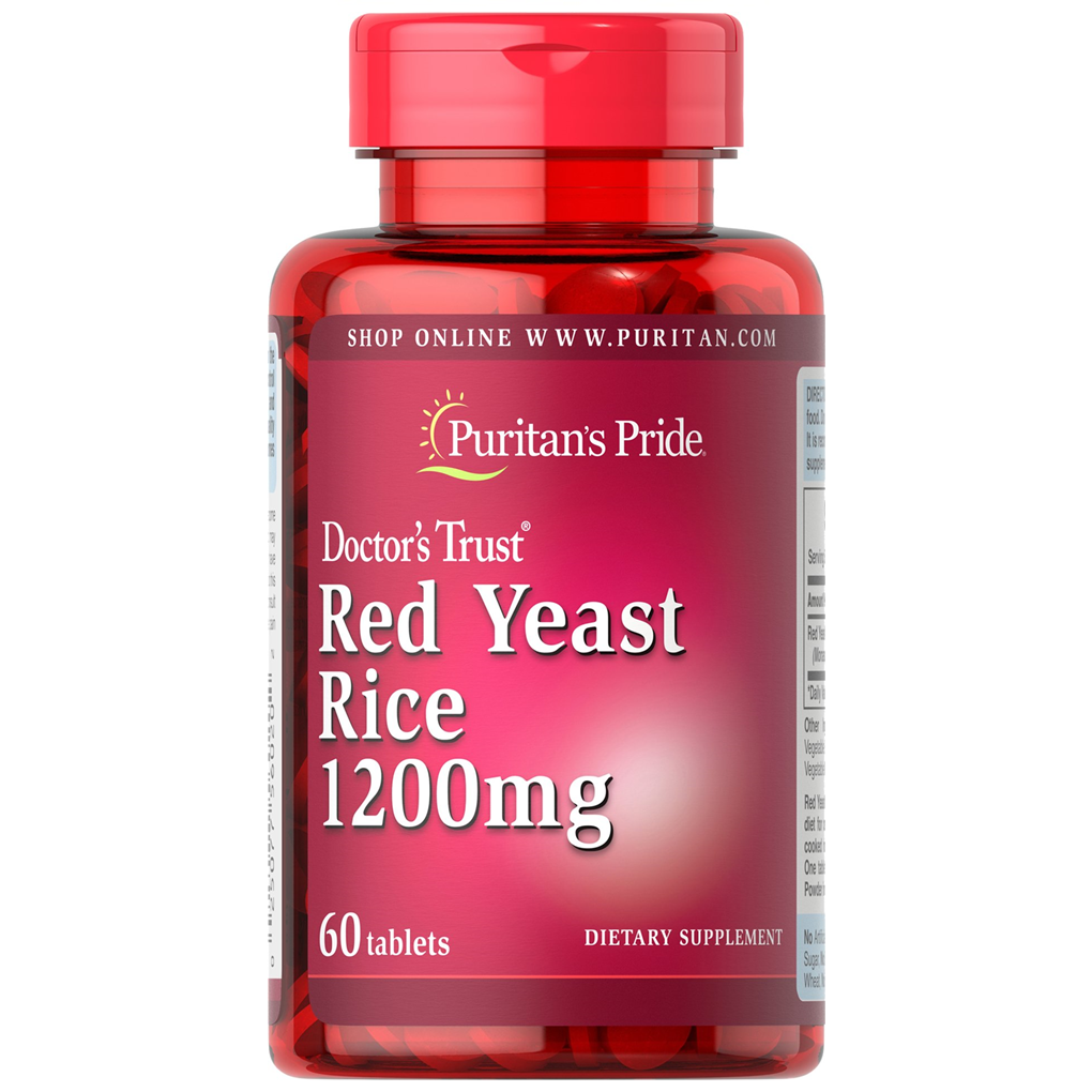 Puritan's Pride  Red Yeast Rice 1200 mg / 60 Tablets
