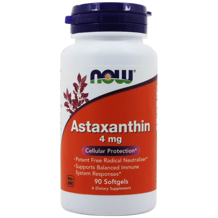 NOW® Foods Astaxanthin Cellular Protection 4 mg./ 90 Softgels