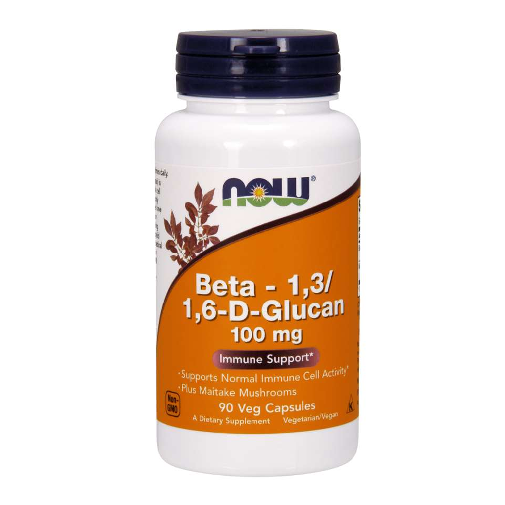 NOW® Foods Beta-1,3/1,6-D-Glucan 100 mg / 90 Vegi Caps