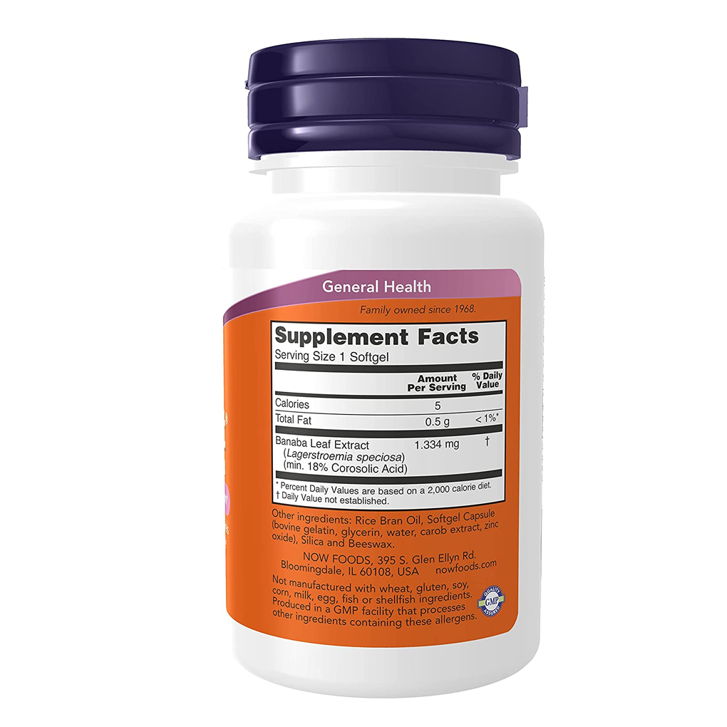 NOW Foods GlucoFit 24 mg. - 60 Softgels formerly GlucoTrim