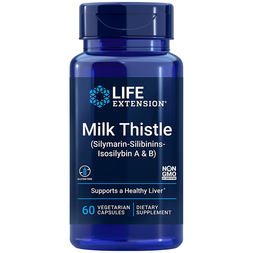 Life Extension  Milk Thistle  (Silymarin Silibinins Isosilybin A & B) / 60 Vegetarian Capsules
