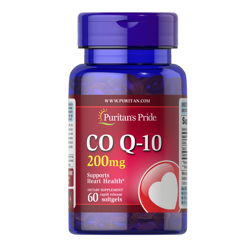 Puritan's Pride Q-SORB™ Co Q-10 200 mg / 60 Rapid Release Softgels