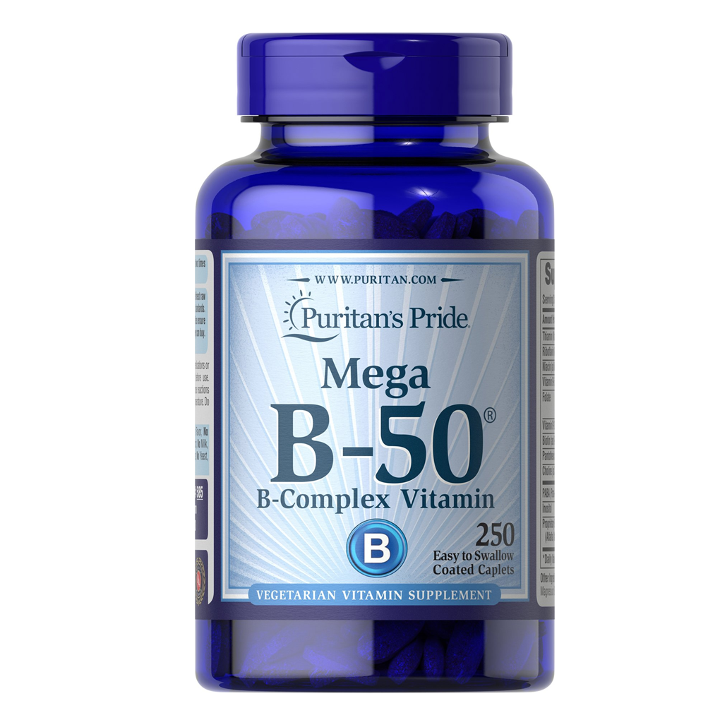 Puritan's Pride Vitamin B-50® Complex  / 250 Caplets