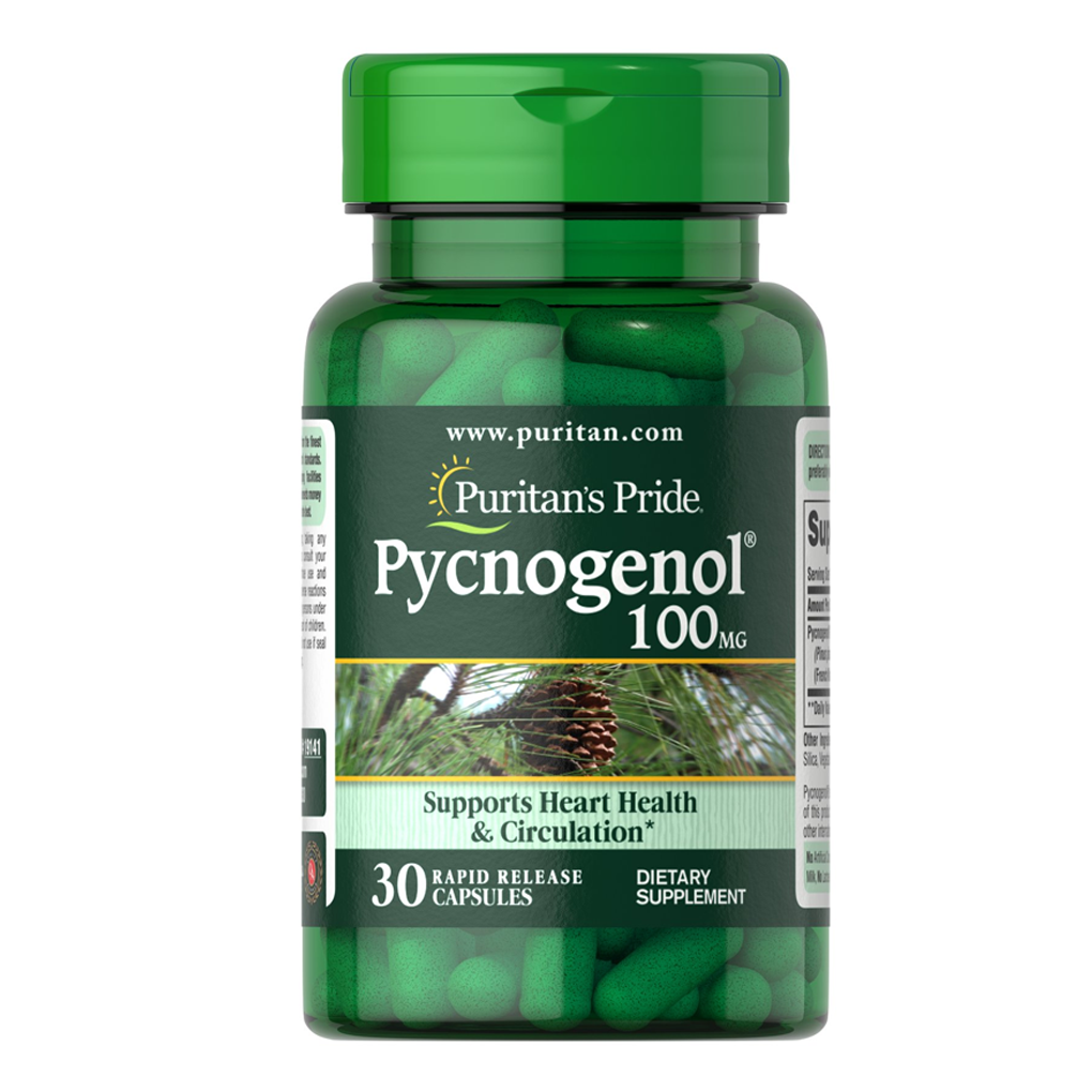 Puritan's Pride  Pycnogenol® 100 mg / 30 Capsules