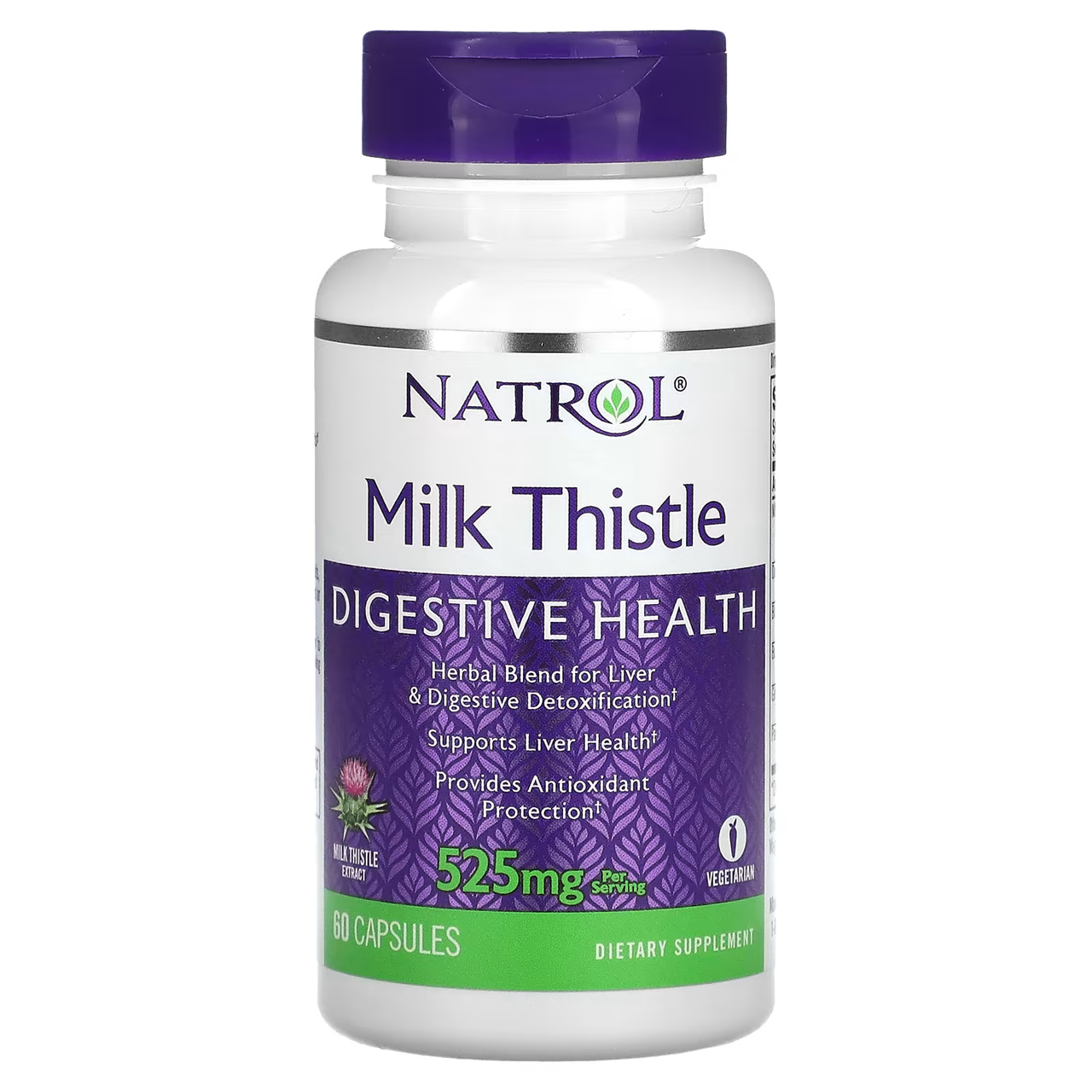 Natrol Milk Thistle Digestive Health / 60 Capsules