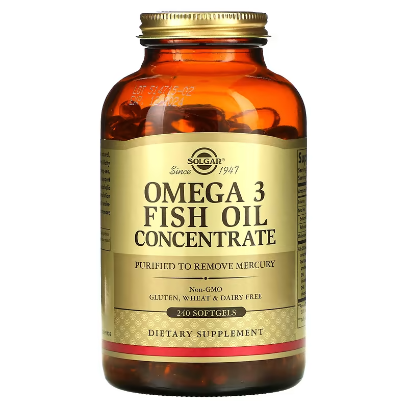 Solgar, Omega 3 Fish Oil Concentrate / 240 Softgels