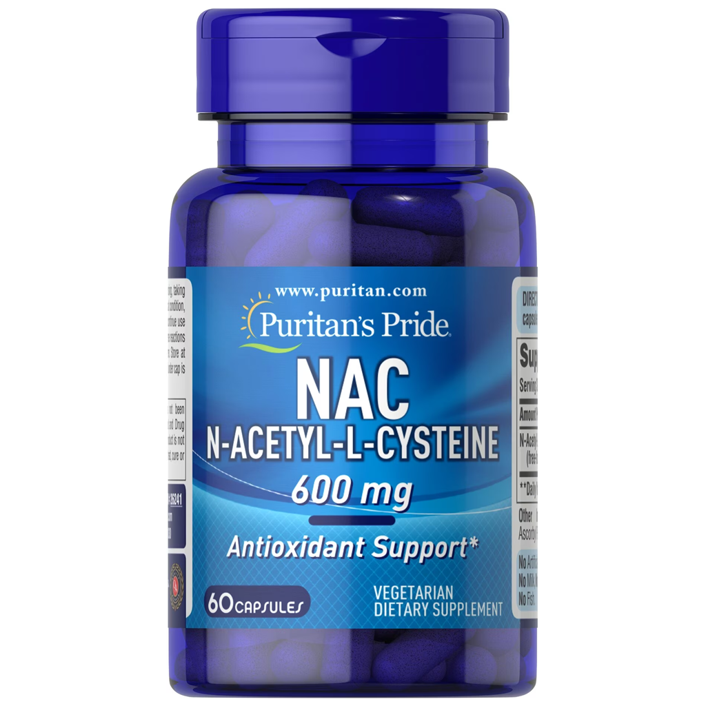 Puritan's Pride N-Acetyl Cysteine 600 mg / 60 Capsules   (NAC)